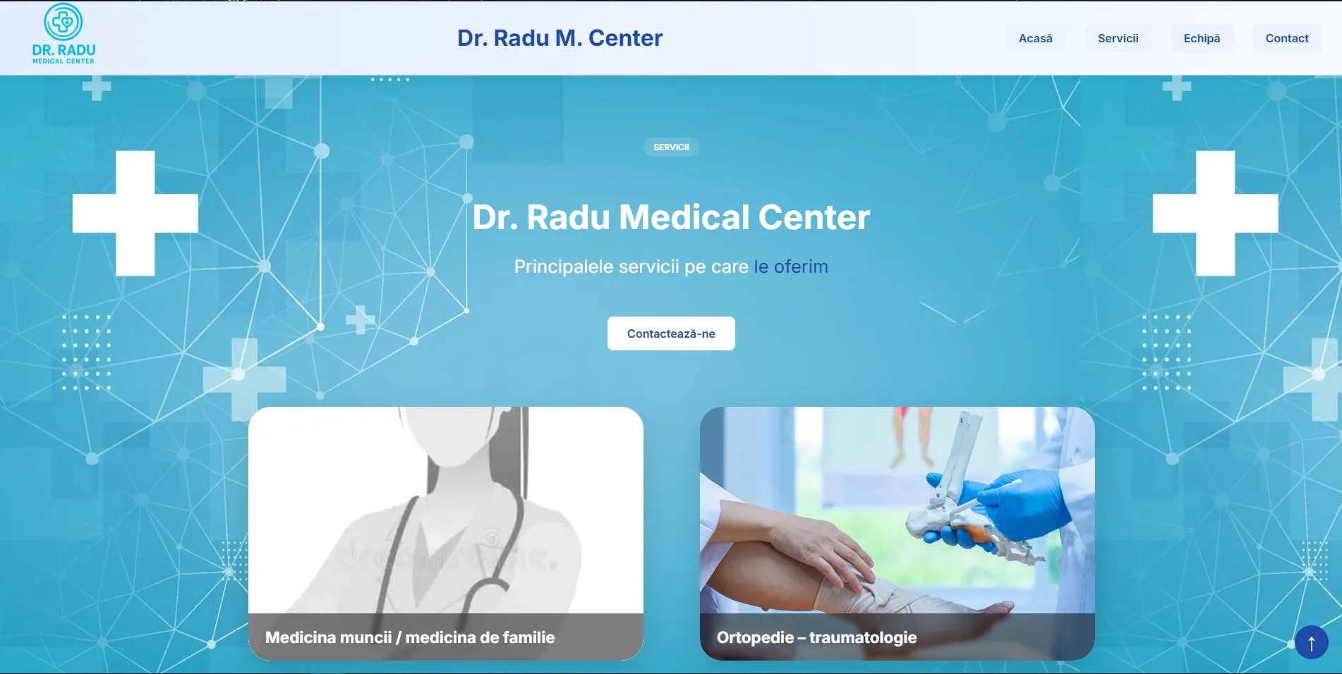 DrRaduMedicalCenter website cover
